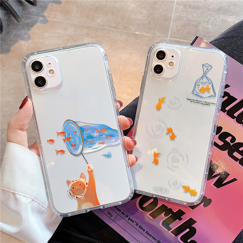 Apple Iphone 15 - Coque de téléphone transparente en Silicone