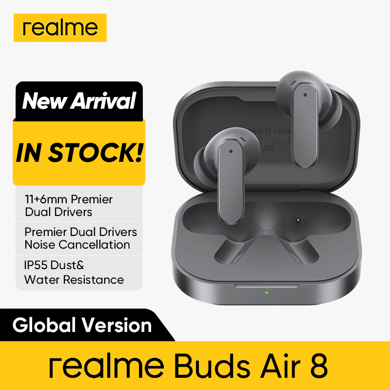 Realme Tablet Accessories - Version Globale realme Buds Air 8,