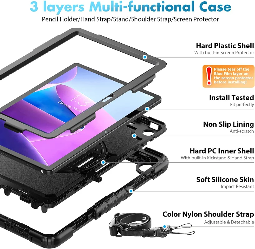 Housse antichoc avec support e - Lenovo Tablet Plus Accessories avis et prix