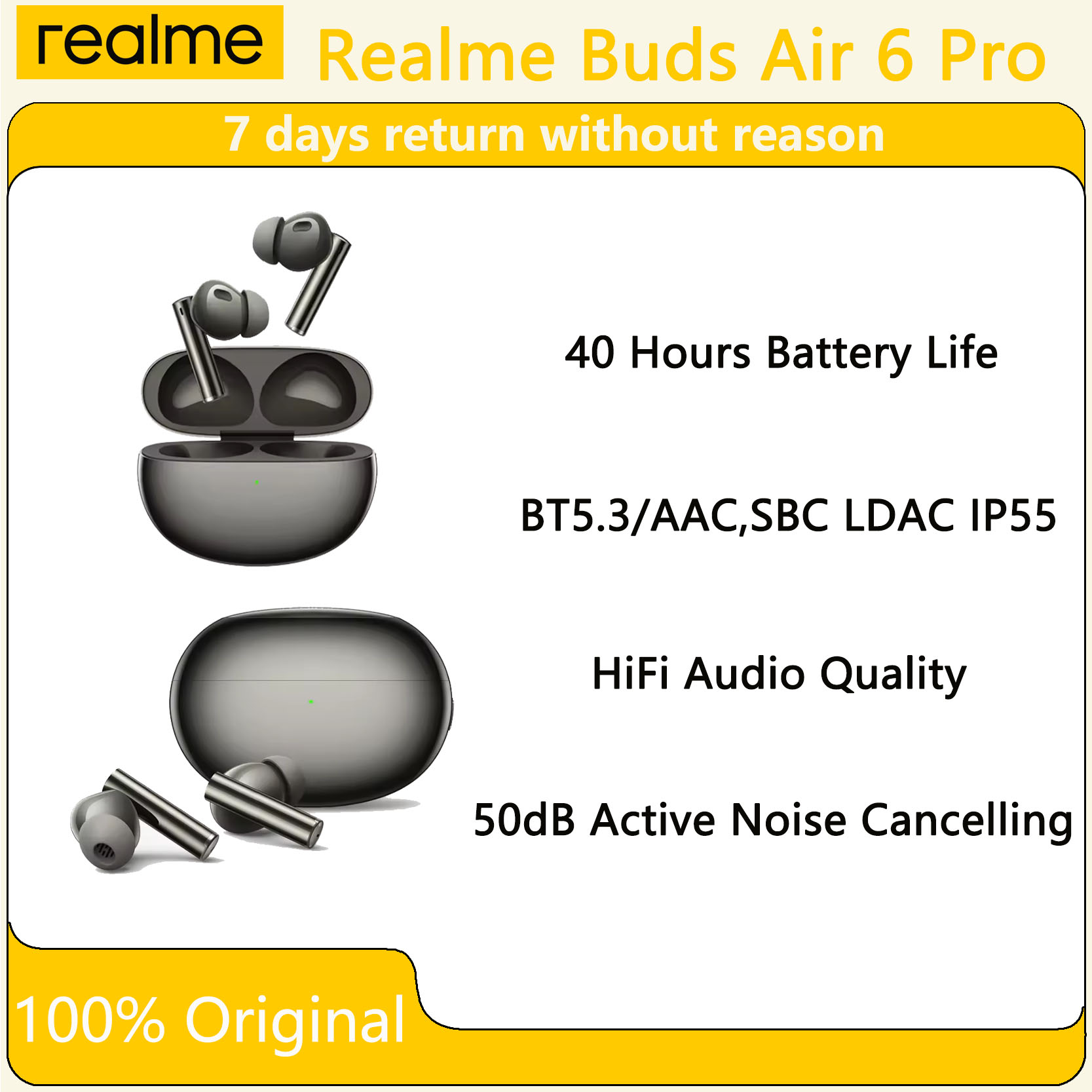 Original Oppo Realme Buds Air  - Realme Tablet Accessories avis et prix